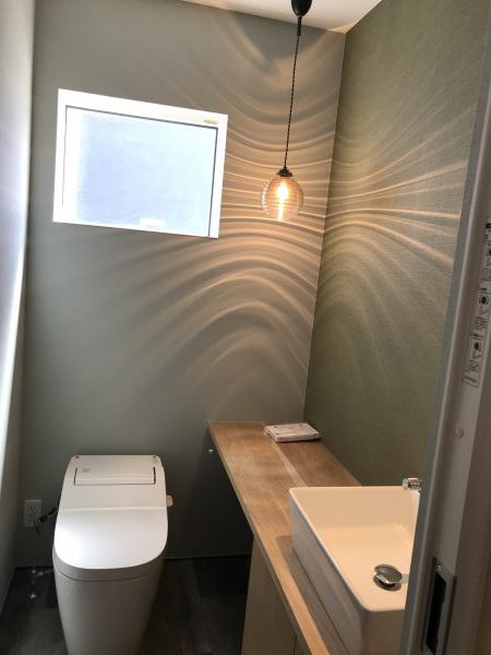 トイレの照明 ストーリーホーム 千葉県佐倉市の工務店