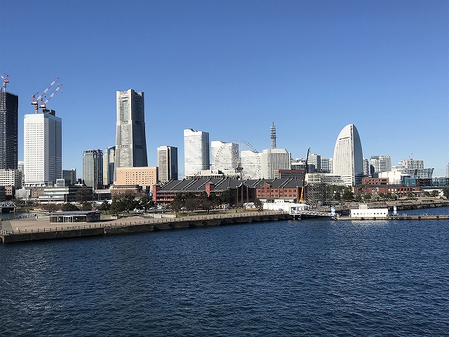 横浜みなとみらい新春風景